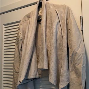 Blank NYC Suede and Leather Jacket